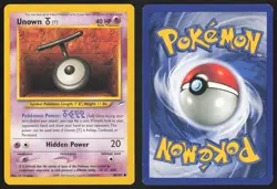 Pokemon TCG | Unown [T] 88/105 | Common | Neo Destiny | Moderately Played - Image 1