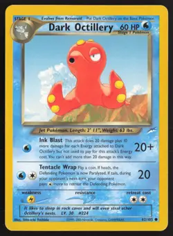 Pokemon TCG | Dark Octillery 62/105 | Common | Neo Destiny | Lightly Played - Image 2