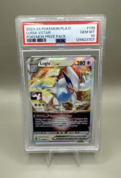 Lugia VSTAR 139 - 2023-2024 Play! Pokemon Prize Pack Series 3 - PSA 10 GEM MINT - Image 1