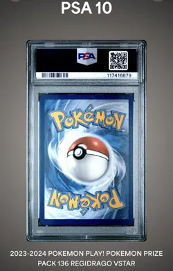 Regidrago Vstar 2023-2024 Pokemon Stamped Play Prize Pack #136 PSA 10 Gem - Image 2