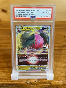 Regidrago Vstar 2023-2024 Pokemon Stamped Play Prize Pack #136 PSA 10 Gem - Image 3