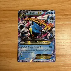 2016 Pokemon TCG M Blastoise EX #22/108 XY Evolutions Holo Ultra Rare LP Pokemon - Image 1