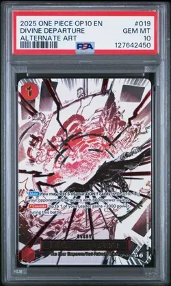 One Piece 2025 Divine Departure OP10-019 Alt Art OP10 PSA 10 Gem Mint - Image 1