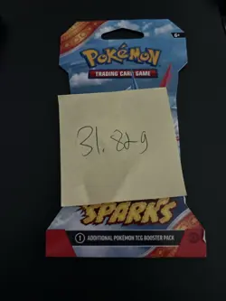 VERY HEAVY - 31.82g - Pokemon Surging Sparks Sleeved Booster Pack - SEALED! - Image 4