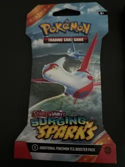 VERY HEAVY - 31.49g - Pokemon Surging Sparks Sleeved Booster Pack - SEALED! - Image 2