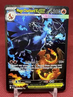Mega Charizard X EX SIR 125/094 (English) Phantasmal Flames Pokemon TCG NM! - Image 1