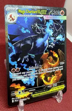 Mega Charizard X EX SIR 125/094 (English) Phantasmal Flames Pokemon TCG NM! - Image 3