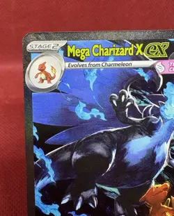Mega Charizard X EX SIR 125/094 (English) Phantasmal Flames Pokemon TCG NM! - Image 5