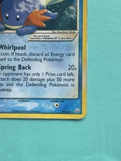 Pokemon Mudkip Gold Star EX Team Rocket Returns Holo Rare #107 - Image 2