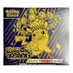 Pokemon TCG Surging Sparks Elite Trainer Box ETB New Sealed FREE PRIORITY SHIP! - Image 1