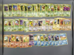 Lot of 50 Pokemon Card Japanese vintage Old Back #7 - Image 1