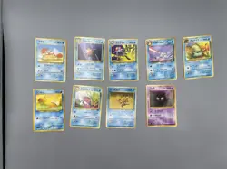 Lot of 50 Pokemon Card Japanese vintage Old Back #7 - Image 4