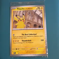 Pikachu At The Museum JUMBO Promo card - SEALED - Image 1