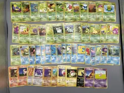 Lot of 50 Pokemon Card Japanese vintage Old Back #3 - Image 1