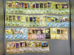 Lot of 50 Pokemon Card Japanese vintage Old Back #4 - Image 1