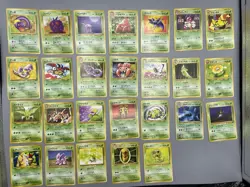 Lot of 50 Pokemon Card Japanese vintage Old Back #4 - Image 2