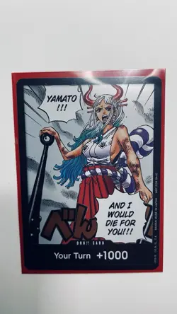 Yamato DON!! Card 1st Anniversary One Piece TCG English - Image 2