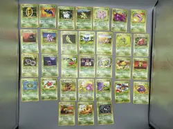 Lot of 50 Pokemon Card Japanese vintage Old Back #6 - Image 2