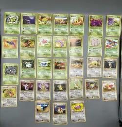 Lot of 50 Pokemon Card Japanese vintage Old Back #8 - Image 2