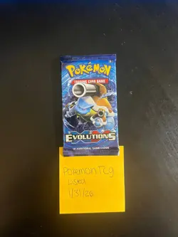 Pokemon TCG XY Evolutions Booster Pack 10 Cards New Factory Sealed Blastoise - Image 1