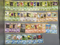 Lot of 50 Pokemon Card Japanese vintage Old Back #2 - Image 1