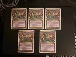 Nicol Bolas Chronicles 1995 × 5 Cards - Image 1