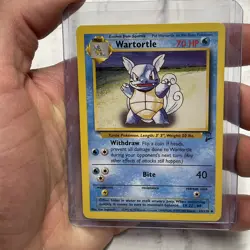 Pokemon TCG Wartortle 63/130 Regular Uncommon Base Set 2 Vtg Near Mint NM WOTC - Image 1
