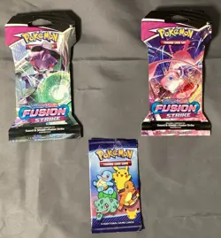 Pokemon TCG Sword & Shield 08 Fusion Strike Sleeved Booster Packs - Image 1