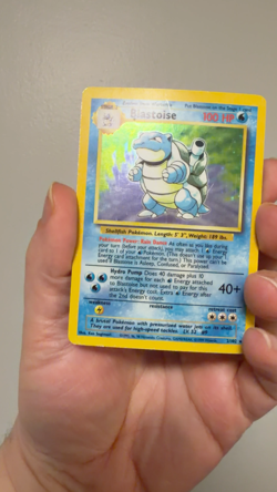 1999 Pokemon Base Set Blastoise Holo 2/102 - Vintage Rare - Unlimited - MP - Image 2