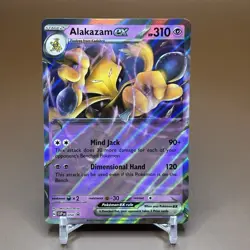 Alakazam ex (No Star Error Pattern) Pokemon BLACK STAR Promo #050 Holo 151 - Image 1