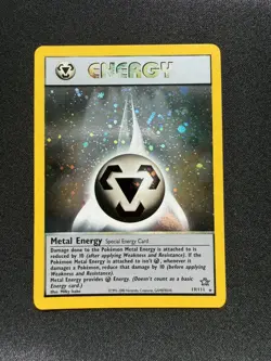 Metal Energy #19/111 - Pokemon TCG - Neo Genesis - Holo Rare - LP -- L19 - Image 1