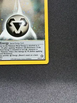 Metal Energy #19/111 - Pokemon TCG - Neo Genesis - Holo Rare - LP -- L19 - Image 3