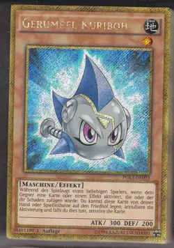 YU-GI-OH Gerumpel Kuriboh Gold Secret Rare PGL3-DE003 - Image 1