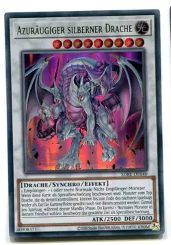 Yu-Gi-Oh! Azuraugiger Silberner Drache Ultra RAre SDBE-DE040 - Image 1