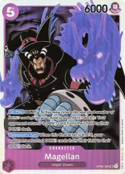 Magellan OP02-085 Paramount War Foil ENGLISH SR - One Piece TCG - NM - Image 1