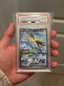 Pokemon TCG Zapdos EX Scarlet & Violet 151 Sir 202/165 PSA 10 EN English - Image 4