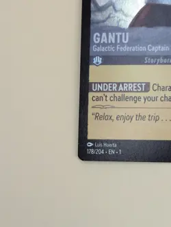 Gantu - Galactic Federation Captain Cold Foil The First Chapter 178/204 NM - Image 2