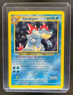 2000 Pokemon Neo Genesis Feraligatr Holo #4/111 - Image 1