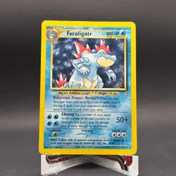 2000 Pokemon Neo Genesis Feraligatr Holo Rare #4/111 - Image 3
