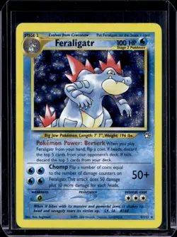 2000 Pokemon Neo Genesis Feraligatr Holo #4/111 - Image 1
