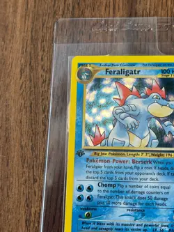 2000 Pokemon Neo Genesis 1st Edition Feraligatr Holo #4/111 - Image 5