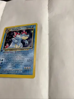 Feraligatr 4/111 1st Edition Neo Genesis Holo Rare Pokemon Card 2000 TCG WOTC NM - Image 2