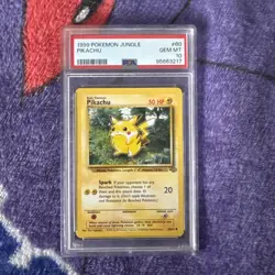 Pokemon TCG Jungle - 1999 WOTC Pikachu 60/64 PSA 10 - Image 1