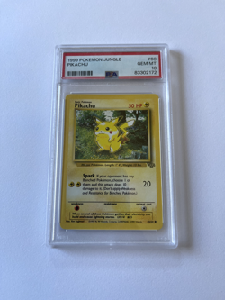 Pokemon 1999 Pikachu Jungle #60 PSA 10 Gem Mint 60/64 - Image 1