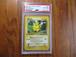PSA 10 GEM MINT 💎 1999 POKEMON JUNGLE 1ST EDITION - PIKACHU #60 ENGLISH - Image 1