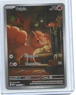 Pokemon TCG: Mega Evolutions Vulpix 138/132 Illustration Rare Near Mint - Image 1