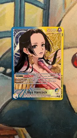 One Piece TCG English The Azure Seas Seven OP14-041 Boa Hancock Leader Alt Art - Image 1