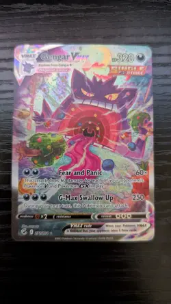 Pokemon Gengar VMAX Alternate Art Secret Rare Holo 271/264 Fusion Strike 320 HP - Image 3