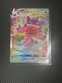 Pokemon Gengar VMAX 271/264 Fusion Strike Secret Rare Alternate Art Holo 320 HP - Image 1