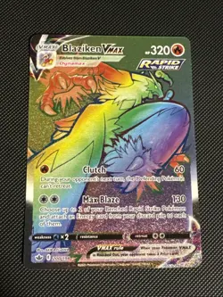 Blaziken VMAX Rainbow Secret Rare - 200/198 Chilling Reign - Pokemon TCG Mint/NM - Image 1